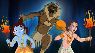 Krishna Aur Balram  मनुष्य से दुश्मनी  Adventure Videos  Cartoon for Kids in Hindi [upl. by Nnyleak]