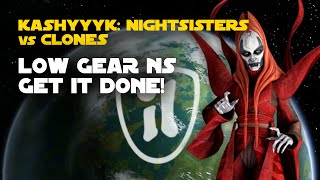 Kashyyyk Nightsisters vs Clone Troopers Galactic Challenge  SWGOH GC X [upl. by Dranoc361]