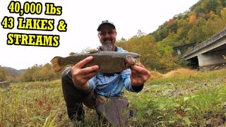 Fall Trout Stocking in West Virginia [upl. by Gaelan484]