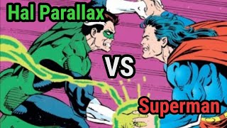 Hal parallax vs Superman Linterna verde vs el Hombre de Acero [upl. by Eillor]