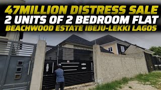 DISTRESS SALE 2 UNITS OF 2 BEDROOM APARTMENT FOR SALE  BEECHWOOD ESTATE IBEJULEKKI LAGOS [upl. by Tudela]