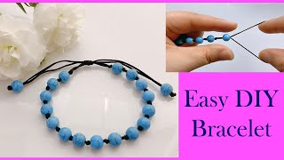 How to Make a Braided Bracelet in 10 Minutes DIY Jewelry Making Tutorials [upl. by Neumeyer396]