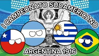 I CAMPEONATO SUDAMERICANO ARGENTINA 1916 MR COUNTRY FOOTBALL [upl. by Mattias]