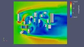 OpenFOAM v50 Tutorial windAroundBuildings [upl. by Ahterahs]