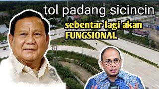 Jalan tol padang sicincin ❗ akan uji coba dan fungsional [upl. by Arnold]