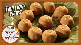 Besan Laddu  Traditional Recipe by Archana  Quick Ladoo  Indian Sweets in Marathi [upl. by Noswad]