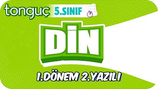 5Sınıf Din 1Dönem 2Yazılıya Hazırlık 📝 2024 [upl. by Enylhsa]