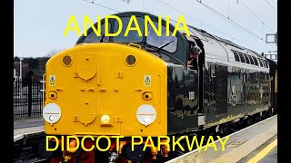 ANDANIA D213 DEPARTING DIDCOT PARKWAY [upl. by Tterb]