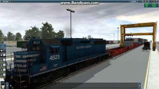 Trainz 12 JR American Intermodal Route 01 MIJACK 1200R TRANSLIFT [upl. by Cicely502]