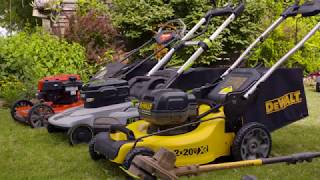 Electric vs Gas Mowers [upl. by Nielson]