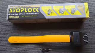 149 Stoplock Thatcham PRO MAX Steering Wheel Lock [upl. by Dave666]