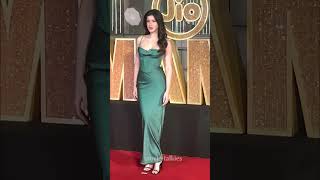 Shanaya Kapoor looks Ravishing in Light Green Fitting Gown at JioMamifilmfestival shanayakapoor [upl. by Cortie]