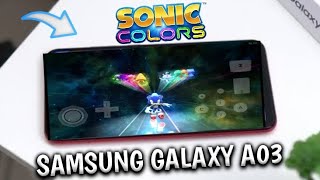 Sonic Colors Wii Dolphin MMJR  Samsung Galaxy A03  Config [upl. by Thaine]