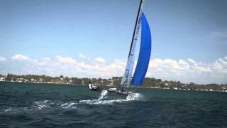 Nacra 17 Training On Lake Macquarie [upl. by Aimee224]