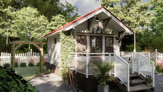 Cozy Small House Design 4x6 Meters 24 SQM Efficient amp Stylish Living [upl. by Biagi963]