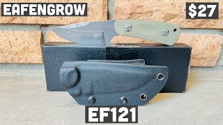 Eafengrow EF121 Budget EDC Fixed Blade Knife [upl. by Herson563]