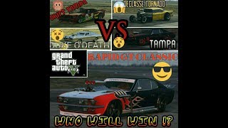 GTA 5 online  NEW DLC SMUGGLERS RAPID GT CLASSIC vs DRIFT TAMPA vs DUKE ODEATH vs DECLASSE vs TAMP [upl. by Eyde]