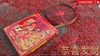 100000 CHINESE FIRECRACKERS CHINESE NEW YEAR 2024 [upl. by Brittany]