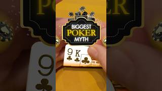 don’t believe this poker MYTH 🤫 poker pokerhand pokerhands [upl. by Dhaf]