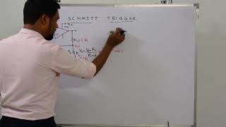 opamp schmitt trigger explained in telugu Linear IC ApplicationsUshendras engineering tutorials [upl. by Nevile559]