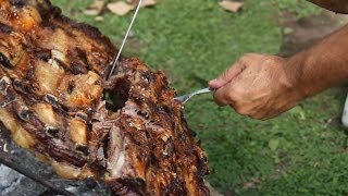 Un costillar criollo al asador [upl. by Carmon]