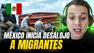 ¡MÉXICO EN ALERTA INICIAN EL DESALOJO DE MIGRANTES DE SUS CAMPAMENTOS 🇲🇽 [upl. by Bixby375]