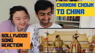 CHINESE REACTION to quotChandni Chowk to Chinaquot Bollywood Song [upl. by Olav]