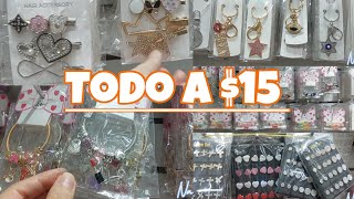 Todo en 15 bisuteríallaveros de pedrería accesorios de acero y más nayech [upl. by Eanad114]