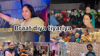 Raat hi braat diya tiyariyabus v aa gyi​⁠simarjassvlogs deor da viah sanu godhe godhe cha 🥳 [upl. by Lyckman32]