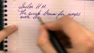 Sailor Medium Nib Review [upl. by Nirrek]