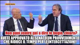 Gratteri Rissa verbale tra Sisto e Bonelli che urla in faccia Non puoi venire qui a dire bugie [upl. by Monagan84]