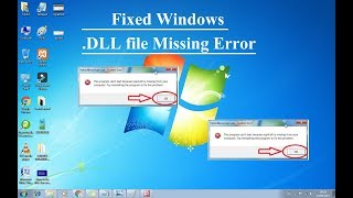 How to Fix All DLL Missing File Error in Windows PC  Windows 7XPVistaService Pack 12 [upl. by Terrilyn199]