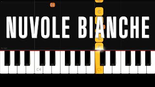 Ludovico Einaudi  Nuvole Bianche  Easy Beginner Piano Tutorial [upl. by Annenn]