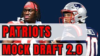 New England Patriots Mock Draft 20 STEAL OF THE DRAFT [upl. by Eniahs]