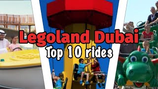 Top 10 rides at Legoland Dubai  2022 [upl. by Johnathon483]