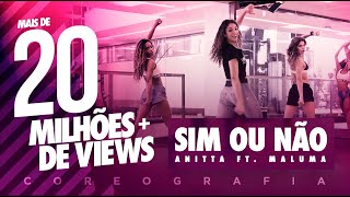 Sim Ou Não  Anitta Ft Maluma  Coreografia  FitDance  4k [upl. by Maisel688]