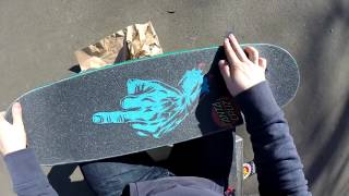 Skateboard Setup SANTA CRUZ Deck FirstPerson [upl. by Letnahs]