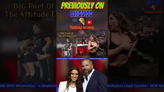 Stephanie McMahon RARE FOOTAGE wwe [upl. by Tallia]