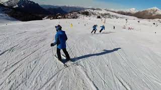 PIANI DI BOBBIO Efrem impara a sciare [upl. by Maxma]