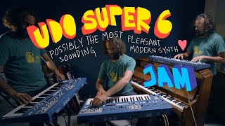 UDO Super 6 Jam  The Most Pleasant Sounding Modern Synth [upl. by Sonafets]