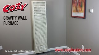 Gravity Wall Furnace Install [upl. by Neenahs]