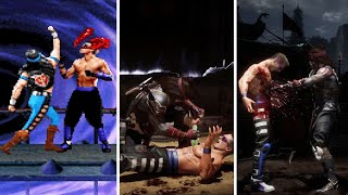 Evolution of Nightwolfs Brutalities  Mortal Kombat Trilogy to Mortal Kombat 11 [upl. by Burta]