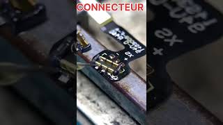 MOBILE REPAIRING CONNECTEUR chargingport smartphone microsoudure [upl. by Suirtimid]