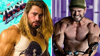 Chris Hemsworth Thor 4 Workout  Love and Thunder BIGGEST THOR YET [upl. by Htial]