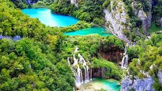 Croatias amazing PLITVICE Stunning view from drone [upl. by Notgnillew313]