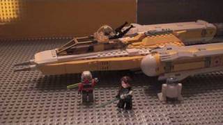 LEGO Star Wars Anakins Ywing Starfighter Review 8037 [upl. by Hennahane]