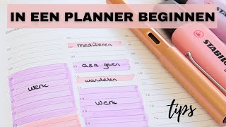 HOE START JE IN EEN PLANNER  Tips Om In Een Planner Te Beginnen  My Best Self [upl. by Terence]