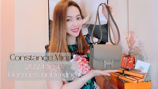 2023 Hermes Unboxing  Constance mini price and details  Hermes Journey [upl. by Bidle]