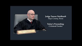 Judge Tanner Neidhardt 20241029 DOCKET PROCEEDINGS [upl. by Natsirc402]