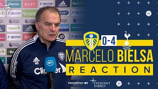 Marcelo Bielsa reaction  Leeds United 04 Spurs  Premier League [upl. by Sadnalor715]